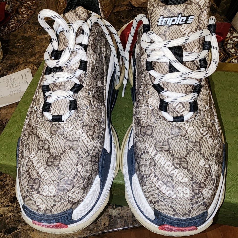 Triple S Gucci and Balenciaga Size 9
